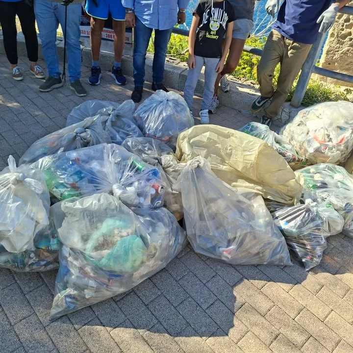 Dettaglio 5: Castrignano del Capo, pulizia ambientale a Punta Ristola con Plastic Free