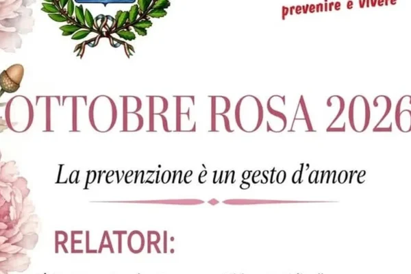 Castro, convegno “Ottobre Rosa 2026”: la prevenzione oncologica al Castello Aragonese