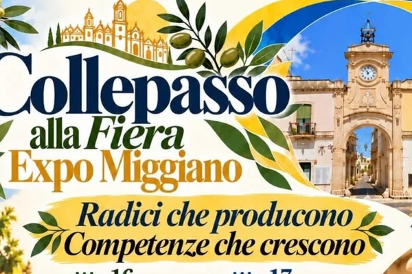 Collepasso, due giornate dedicate a eccellenze e lavoro a Fiera Expo Miggiano