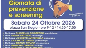 Corsano, giornata di prevenzione e screening gratuiti in Piazza San Biagio