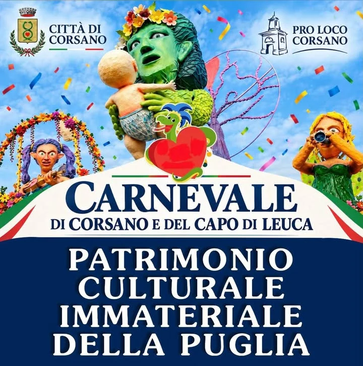 Corsano, il Carnevale del Capo di Leuca riconosciuto Patrimonio Culturale Immateriale della Puglia