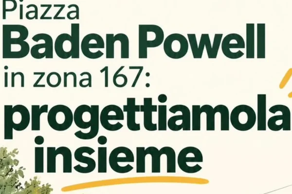 Corsano, via alla consultazione pubblica per la nuova Piazza Baden Powell in zona 167