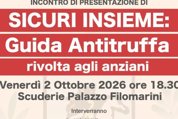 Cutrofiano, guida antitruffa per anziani: incontro con istituzioni e forze dell’ordine