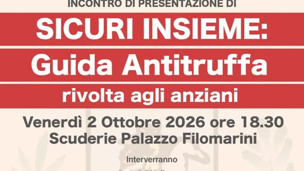 Anteprima di: Cutrofiano, successo per la guida antitruffa: anziani più informati e protetti
