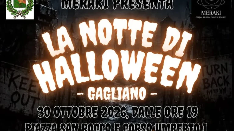 Gagliano del Capo, «La notte di Halloween» anima Piazza San Rocco con spettacoli e gastronomia