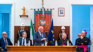 Anteprima di: Gallipoli, incontro istituzionale con il Nunzio Apostolico per i 300 anni della Basilica