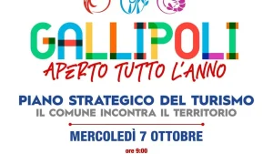 Anteprima di: Gallipoli, prosegue il Piano Strategico del Turismo con nuovi incontri