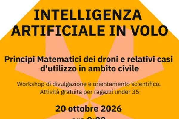 Intelligenza Artificiale In Volo | La Matematica Incontra I Droni.