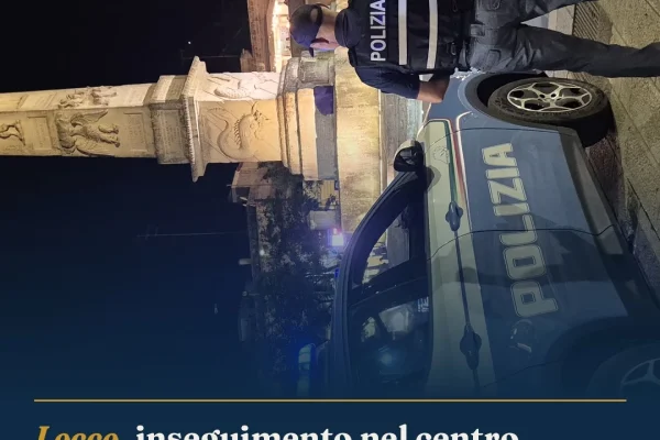 Lecce, inseguimento nel centro storico: denunciato 25enne per spaccio e resistenza