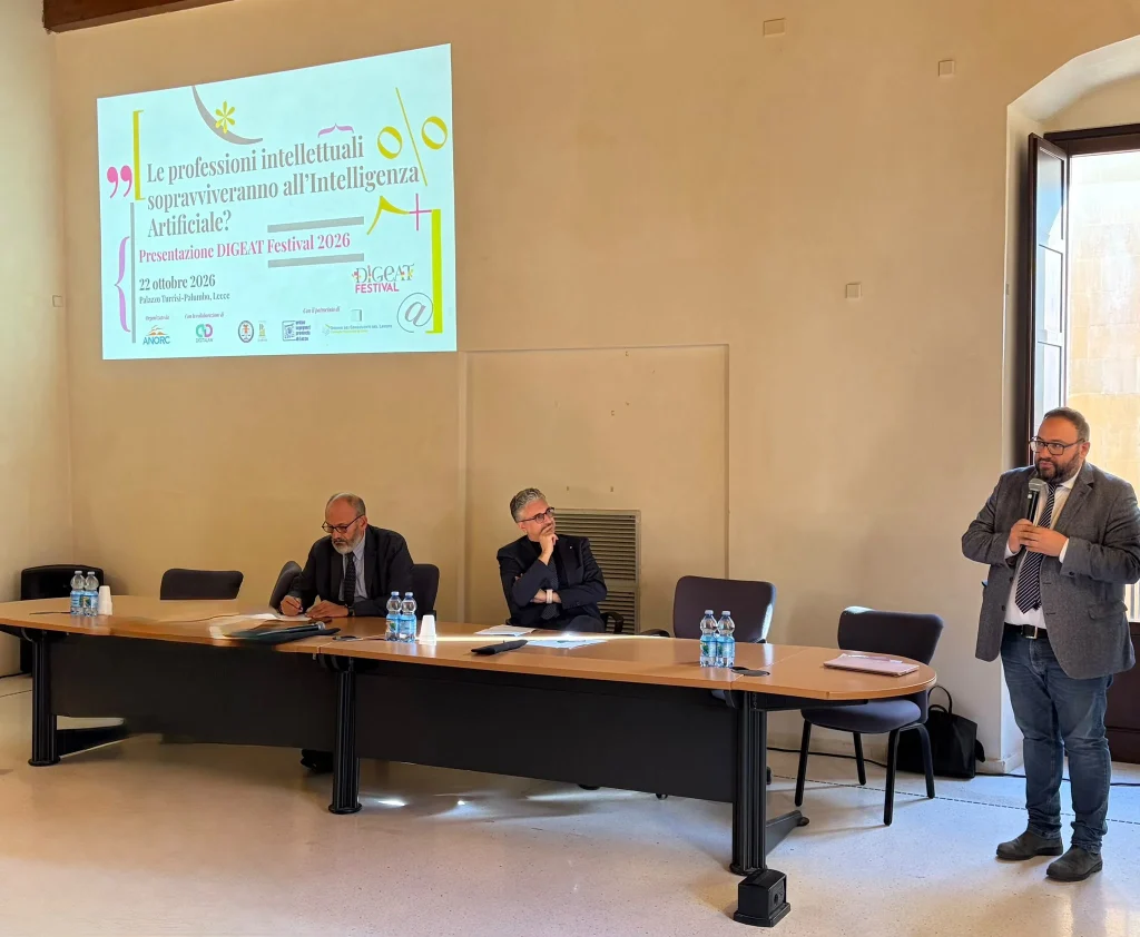 Dettaglio 1: Lecce, Intelligenza Artificiale e professioni: al via il Digeat Festival 2026