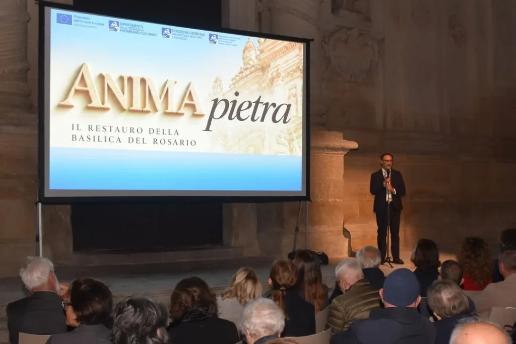 Dettaglio 1: Lecce, la Basilica del Rosario torna a splendere: svelata la facciata restaurata