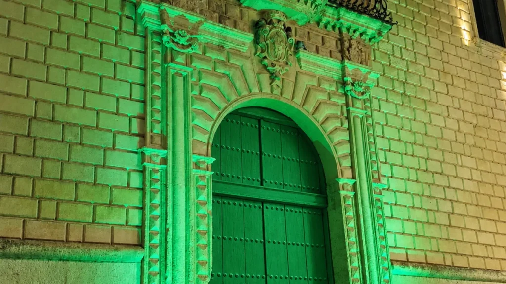 Anteprima di: Lecce, Palazzo Adorno si illumina di verde per due giornate di sensibilizzazione