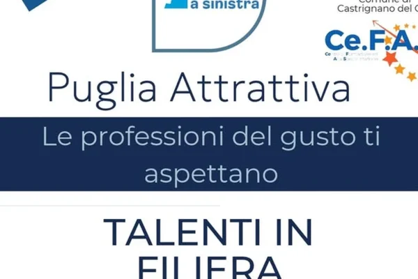 Lecce, “Talenti in Filiera”: incontro su professioni del gusto e occupazione