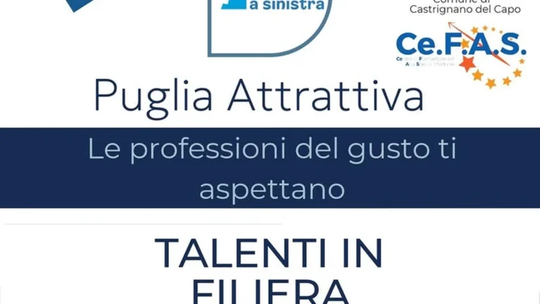 Lecce, “Talenti in Filiera”: incontro su professioni del gusto e occupazione