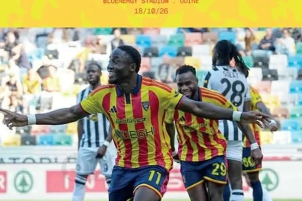 Lecce, vittoria netta a Udine: 3-0 e tre punti in Serie A