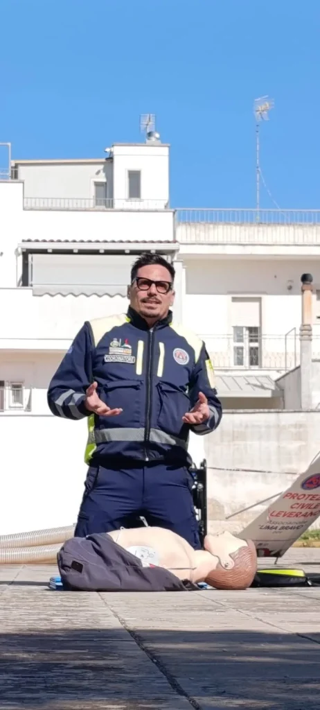 Dettaglio 3: Leverano, Protezione Civile e Guardia Ambientale in attivit&agrave; di formazione e dimostrazione