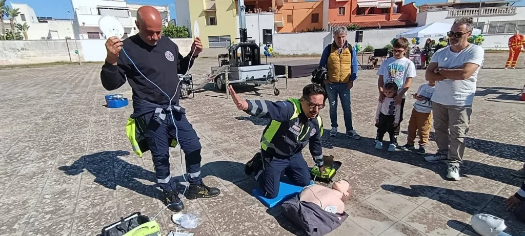 Dettaglio 4: Leverano, Protezione Civile e Guardia Ambientale in attivit&agrave; di formazione e dimostrazione