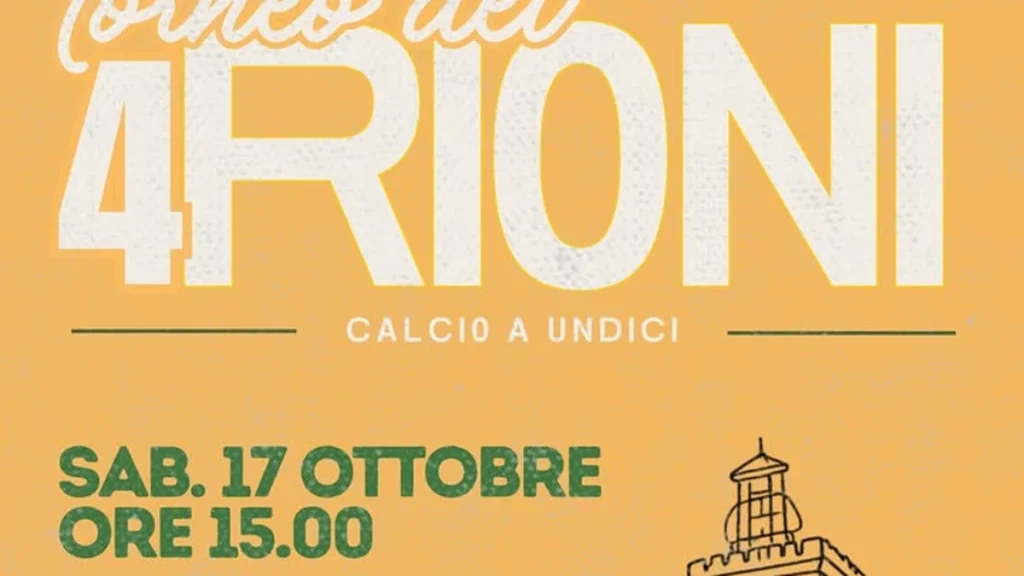 Anteprima di: Melissano, torna il Torneo dei 4 Rioni: sfida a calcio a undici