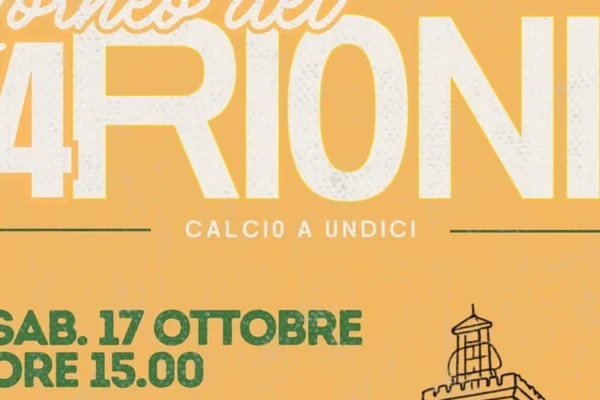 Melissano, torna il Torneo dei 4 Rioni: sfida a calcio a undici