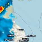 Anteprima di: Meteo in diretta, fronte di pioggia sul Basso Salento: rovesci su Gallipoli e Nardò [VIDEO RADAR]