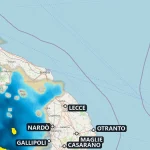 Anteprima di: Meteo in diretta, fronte di pioggia sul Basso Salento: rovesci su Gallipoli e Nardò [VIDEO RADAR]