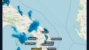 Foto di copertina: Meteo in diretta, fronte di pioggia sul Basso Salento: rovesci su Maglie [VIDEO RADAR] - Ugento