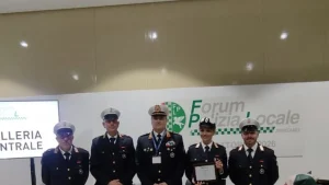 Anteprima di: Nardò, encomio nazionale per la Polizia Locale: premiati quattro agenti a Bergamo