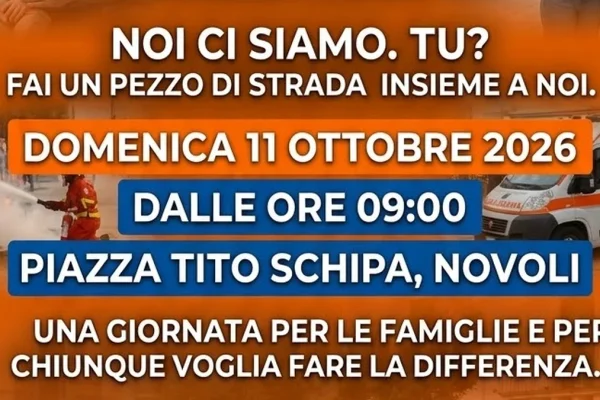 Novoli, torna “Nel Cuore dell’Azione”: giornata Protezione Civile per la sicurezza