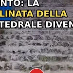 Anteprima di: Nubifragio a Ugento: la scalinata della Cattedrale diventa una cascata d'acqua