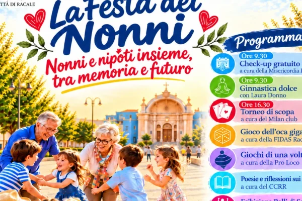 Racale, Festa dei Nonni: una giornata tra generazioni ai Giardini del Sole