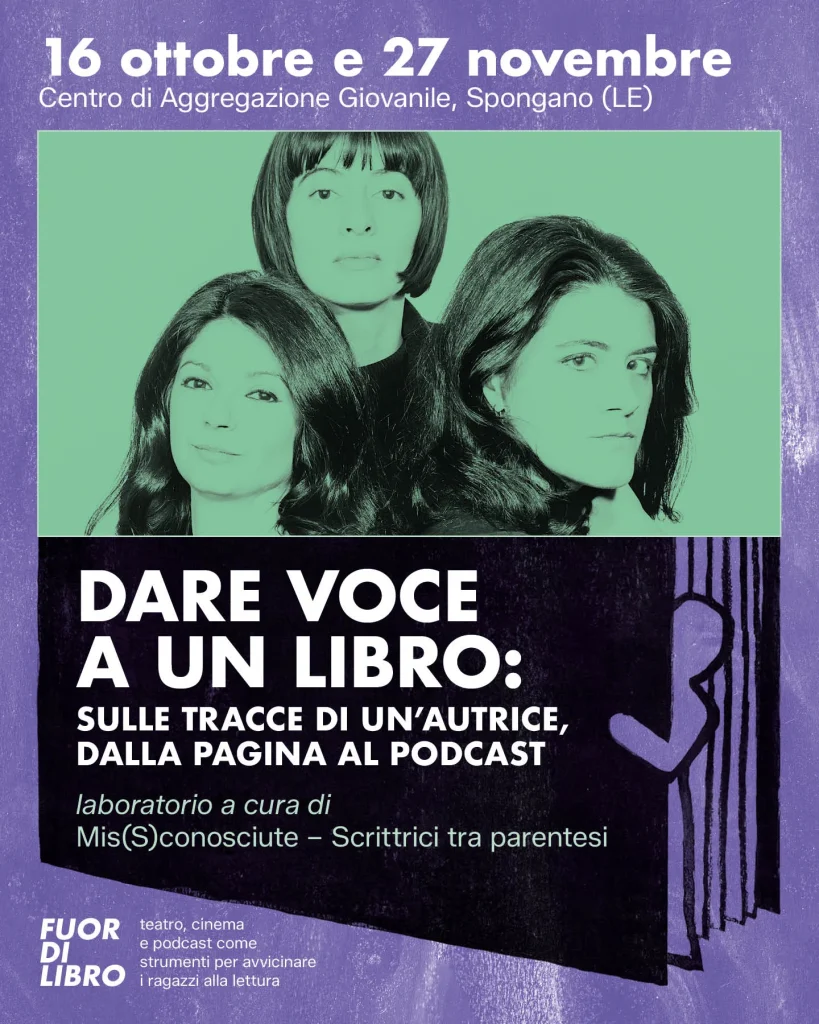 Dettaglio 1: Spongano, al via il laboratorio "Dare voce a un libro": la letteratura si racconta con i podcast
