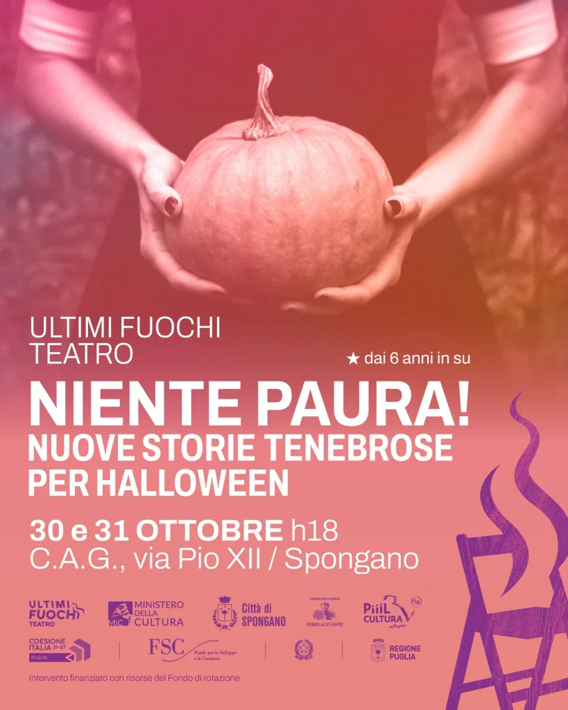 Dettaglio 1: Spongano, Ultimi Fuochi Teatro: due spettacoli immersivi per Halloween