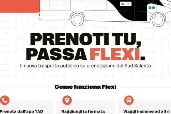Sud Salento, parte Flexi: il nuovo servizio di trasporto pubblico su prenotazione