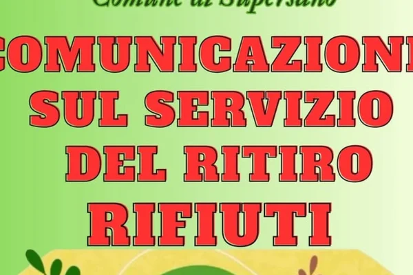 Supersano, possibili variazioni nel ritiro rifiuti: difficoltà di carburante per ERCAV