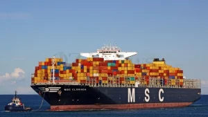 Anteprima di: Taranto, portacontainer MSC Clorinda ormeggiata in sicurezza dopo avaria al motore