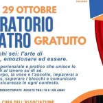 Anteprima di: Taviano: parte il 29 ottobre il laboratorio gratuito di teatro per l'occupazione