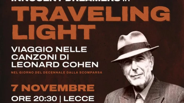 Traveling Light – Viaggio Nelle Canzoni Di Leonard Cohen