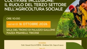 Tricase, convegno sull'agricoltura sociale: esperti nazionali a Palazzo Gallone