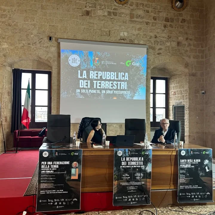 Dettaglio 2: Tricase, 'La Repubblica dei Terrestri' continua: Luigi Ferrajoli a Palazzo Gallone