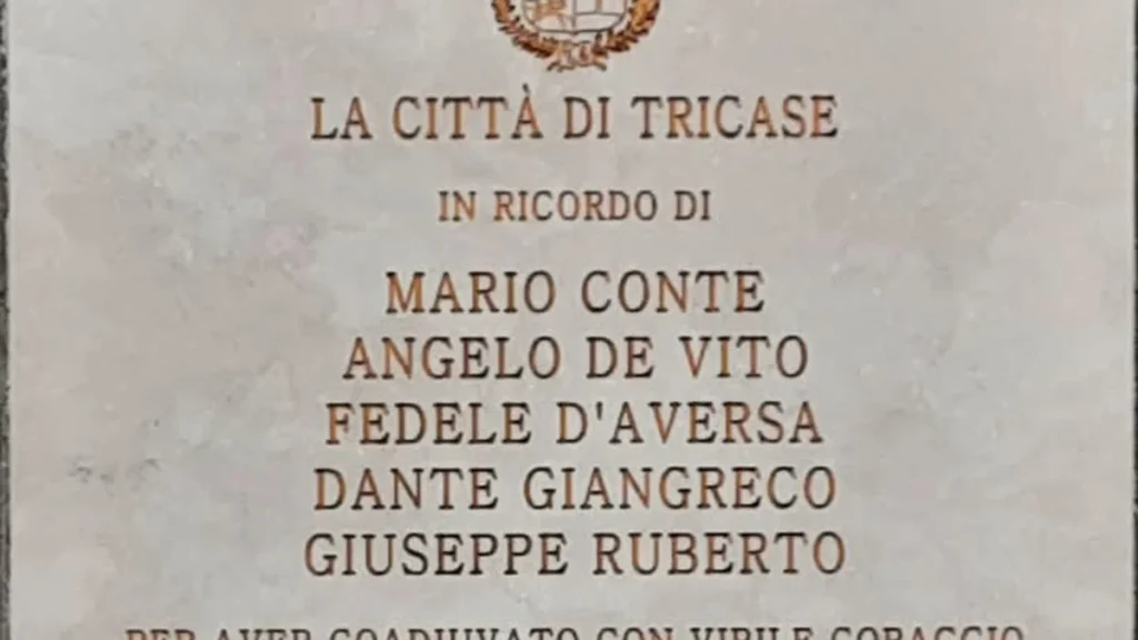 Anteprima di: Tricase, una targa ricorda i cinque giovani eroi che salvarono il porto nel 1949