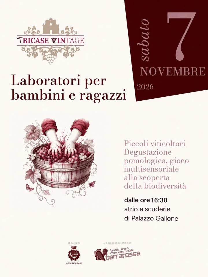 Tricase VINtage: laboratori per bambini e ragazzi a Palazzo Gallone