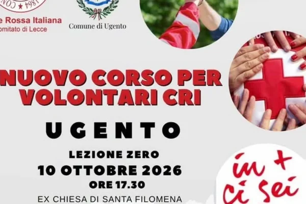 Ugento, inaugurata la nuova sede della Croce Rossa Italiana: al via il corso volontari