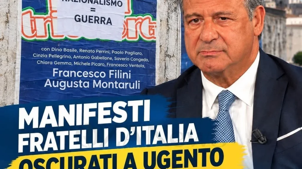 Ugento, manifesti FDI coperti: se la propaganda esagera e inventa una nuova realtà