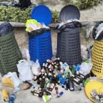 Anteprima di: Ugento, spiagge di Torre San Giovanni: segnalati rifiuti e bidoni trascurati