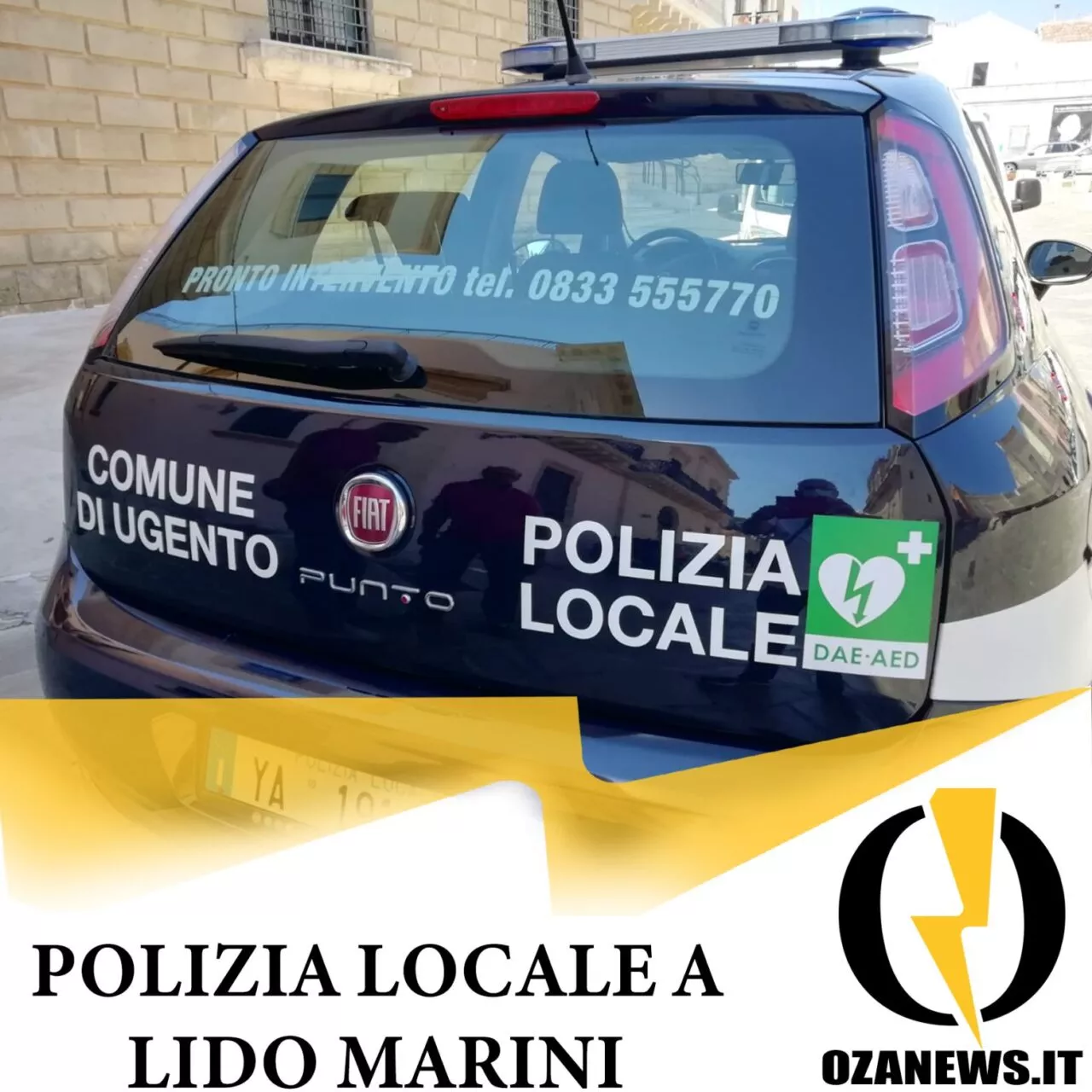 polizia locale a lido marini