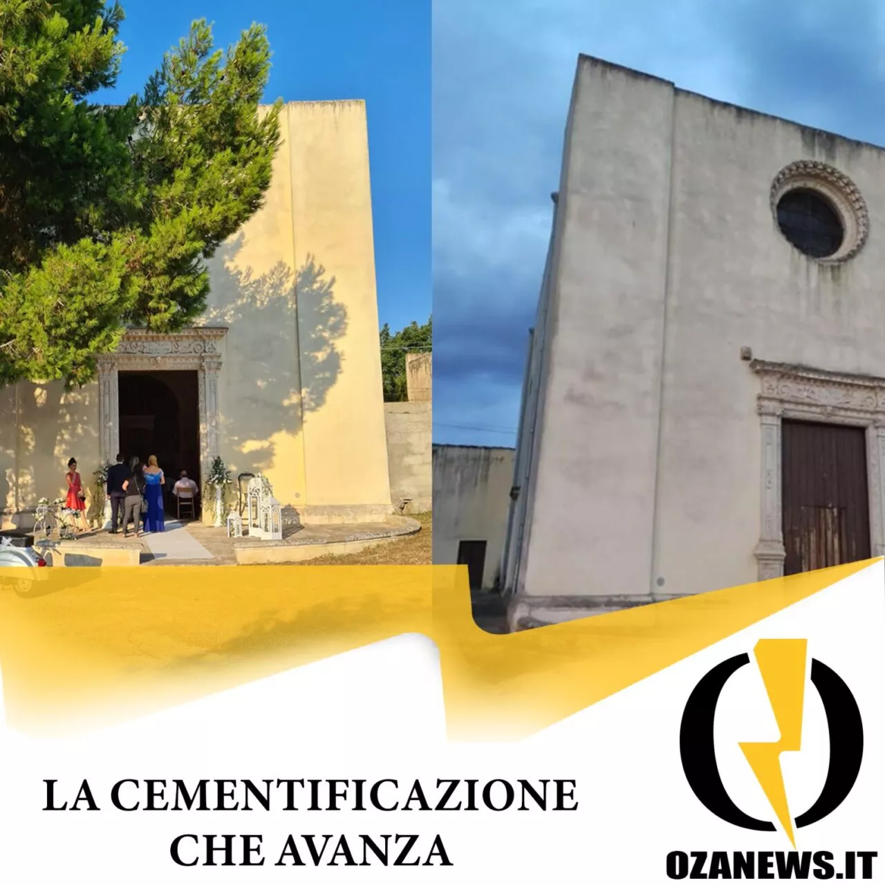 La cementificazione che avanza