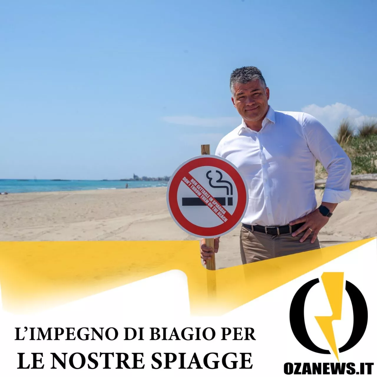 Impegno Di Biagio Santantonio Per Le Spiagge Salentine