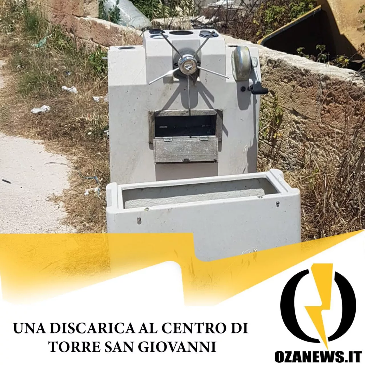 discarica abusiva torre san giovanni