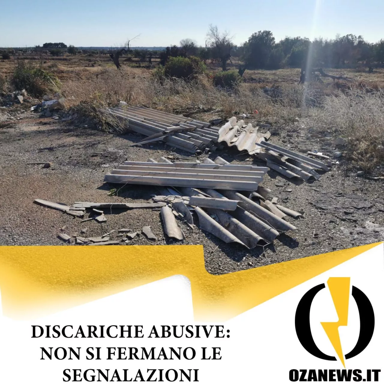 rifiuti abbandonati abusive non si fermano le segnalazioni