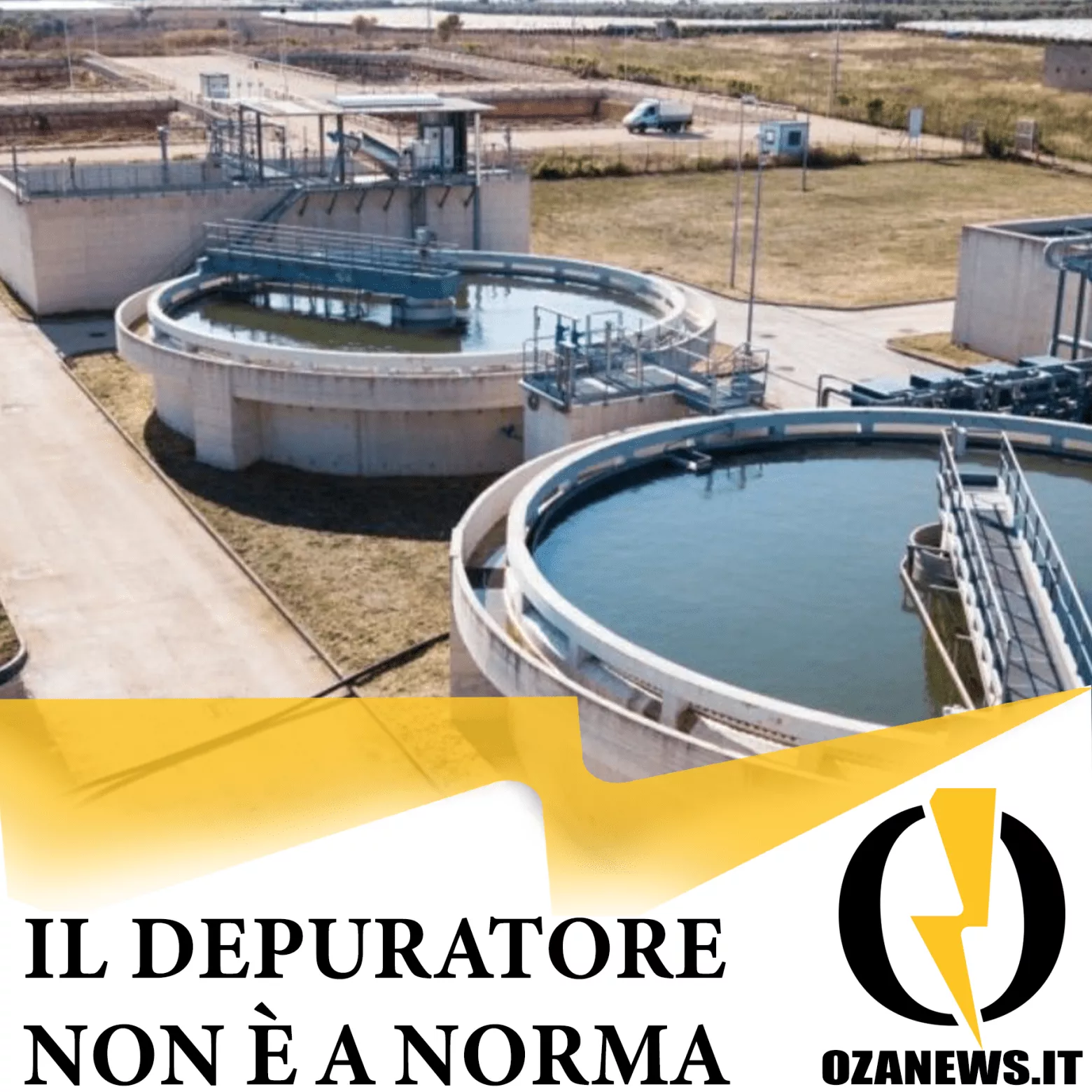 il depuratore di ugento non è a norma